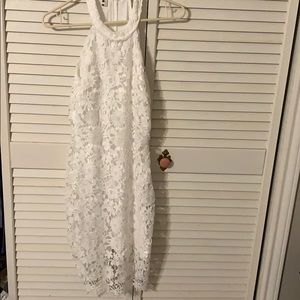 White lace dress